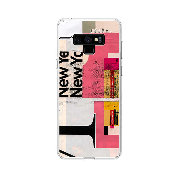 Modern Abstract Collage Artwork Samsung Galaxy Note 9 Case