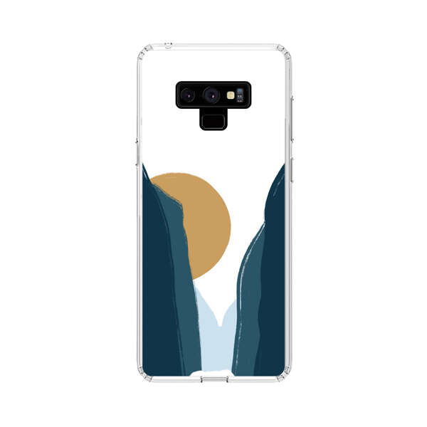 Sunset Between Dark Cliffs Samsung Galaxy Note 9 Case