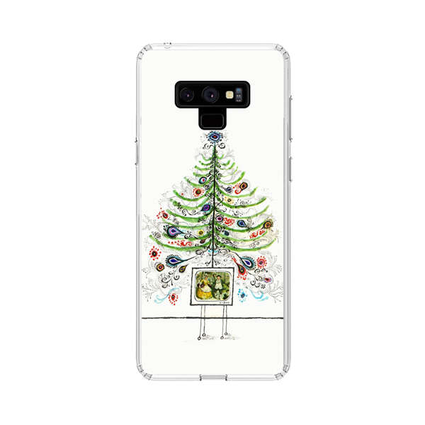 Whimsical Christmas Tree Artistic Design Samsung Galaxy Note 9 Case