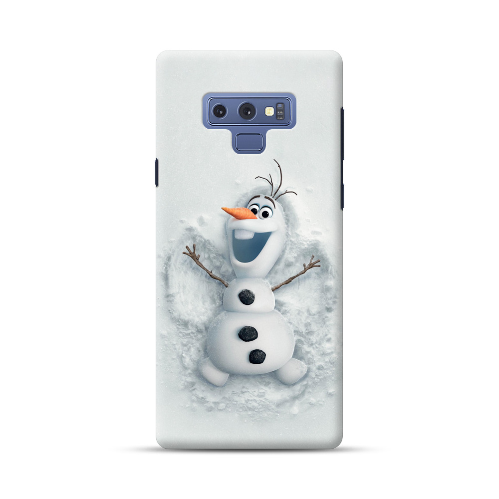 frozen snowman Samsung Galaxy Note 9 Hard Case