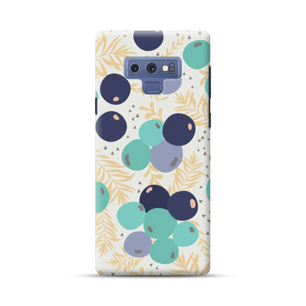 Abstract Berries Pattern Samsung Galaxy Note 9 Hard Case