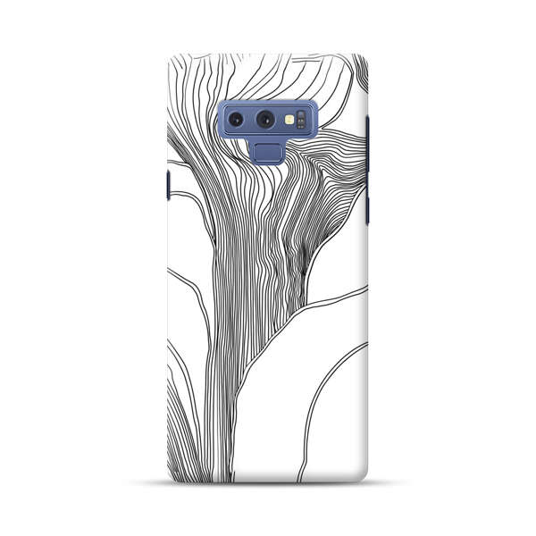 Abstract Line Art Design Samsung Galaxy Note 9 Hard Case
