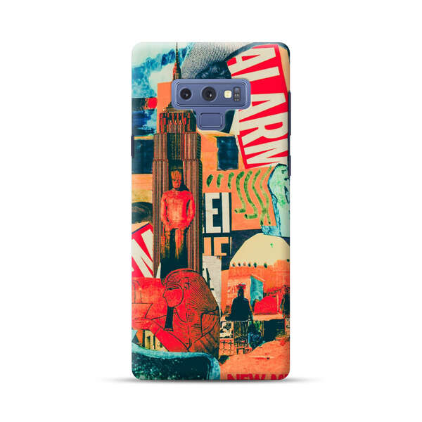 Artistic Urban Collage Samsung Galaxy Note 9 Hard Case