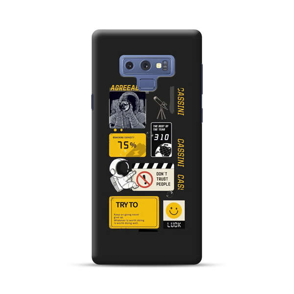 Astronaut Space Exploration Motivation Design Samsung Galaxy Note 9 Hard Case