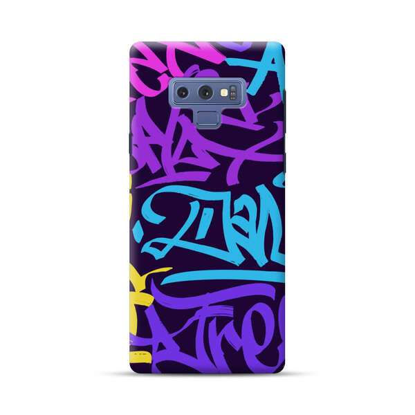 Colorful Graffiti Pattern Samsung Galaxy Note 9 Hard Case