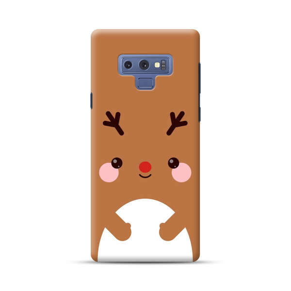 Cute Minimalist Reindeer Cartoon Samsung Galaxy Note 9 Hard Case