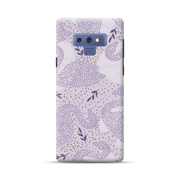 Lavender Swan Pattern Samsung Galaxy Note 9 Hard Case