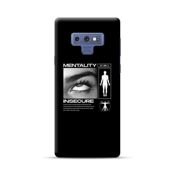 Mentality Insecure Eye Art Samsung Galaxy Note 9 Hard Case