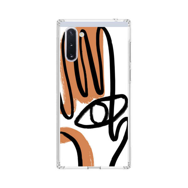 Abstract Minimalist Hand with Eye Samsung Galaxy Note10 Case