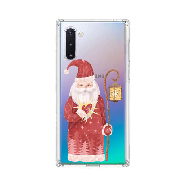 Charming Santa Claus Holding Glowing Heart and Lantern Samsung Galaxy Note10 Case