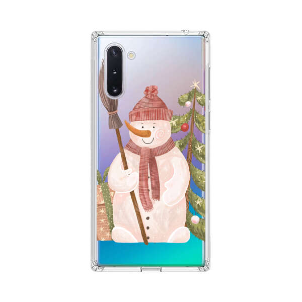 Charming Winter Snowman Illustration Samsung Galaxy Note10 Case
