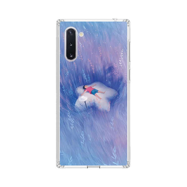 Child Relaxing in Dreamy Field Samsung Galaxy Note10 Case
