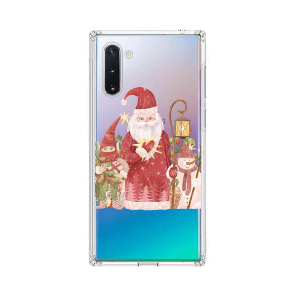 Christmas Santa Elf Snowman Festive Illustration Samsung Galaxy Note10 Case