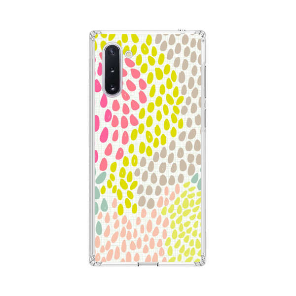 Colorful Abstract Teardrop Pattern Samsung Galaxy Note10 Case
