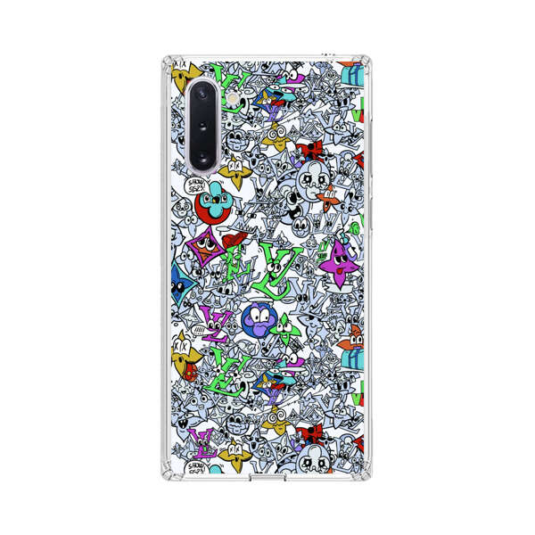 Colorful Cartoon Graffiti Pattern Samsung Galaxy Note10 Case