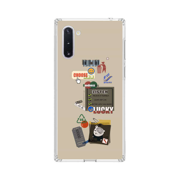 Creative Collage of Motivational Elements Samsung Galaxy Note10 Case
