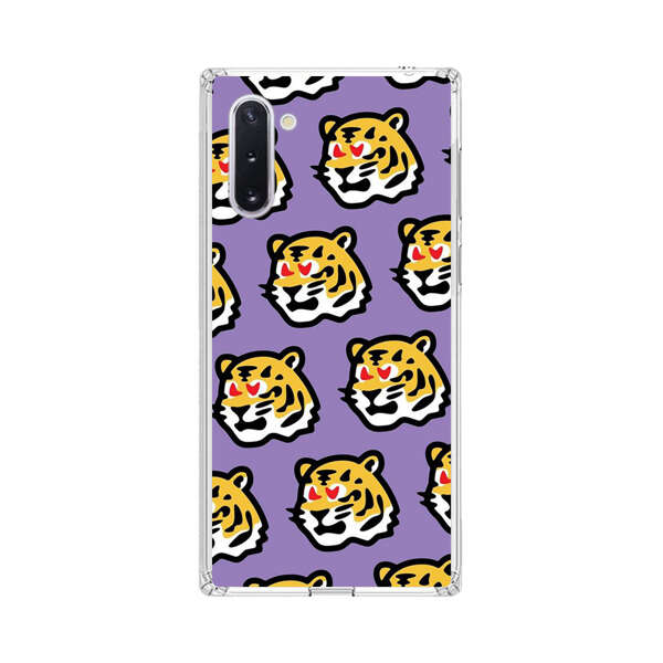 Cute Tiger with Heart Eyes Pattern Samsung Galaxy Note10 Case