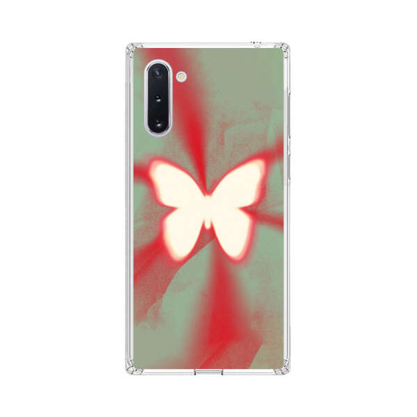Glowing White Butterfly Abstract Radiant Design Samsung Galaxy Note10 Case