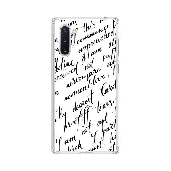 Handwritten Calligraphy Samsung Galaxy Note10 Case