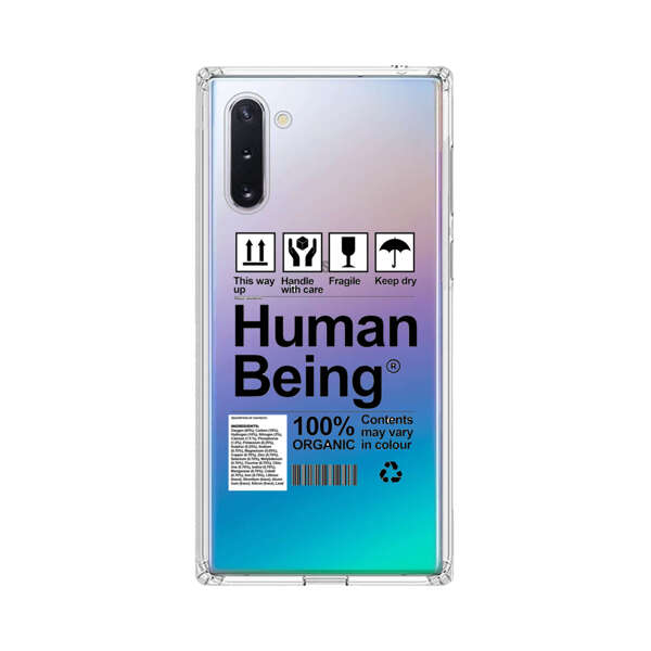 Human Being Fragile Label Design Samsung Galaxy Note10 Case