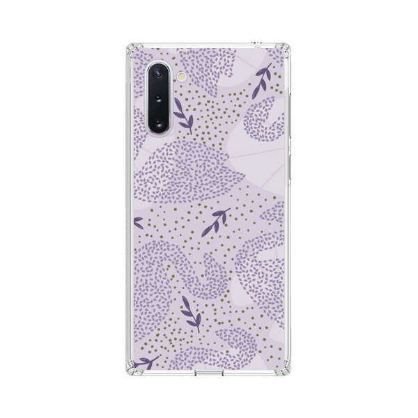 Lavender Swan Pattern Samsung Galaxy Note10 Case
