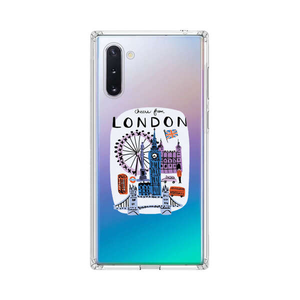 London Iconic Landmarks Illustration Samsung Galaxy Note10 Case