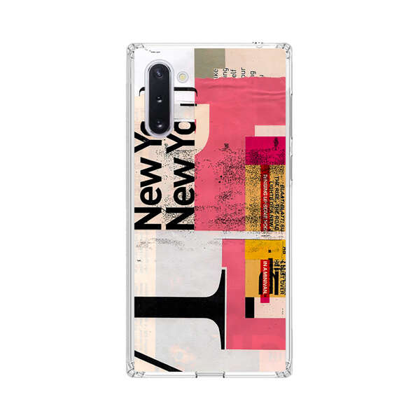 Modern Abstract Collage Artwork Samsung Galaxy Note10 Case