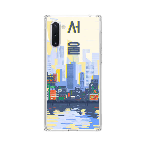 Modern City Skyline Reflection Samsung Galaxy Note10 Case