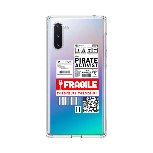 Pirate Activist Fragile Shipping Label Samsung Galaxy Note10 Case