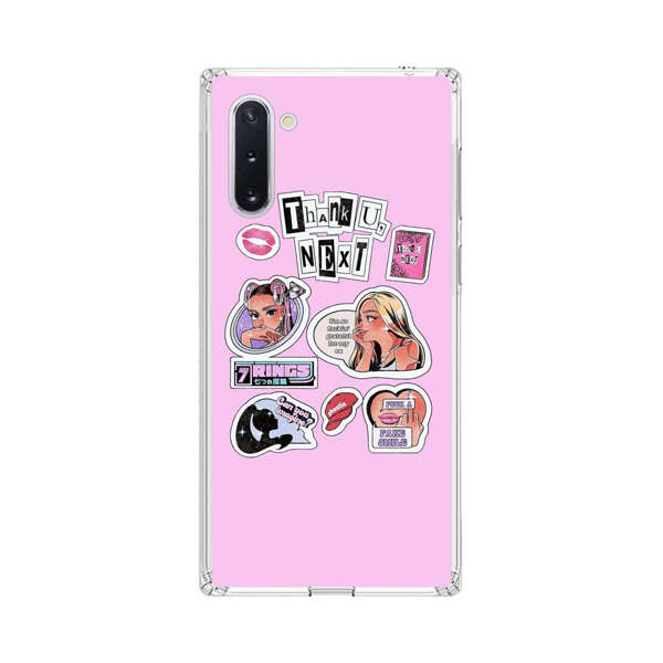 Pop Art Fashion Stickers Samsung Galaxy Note10 Case