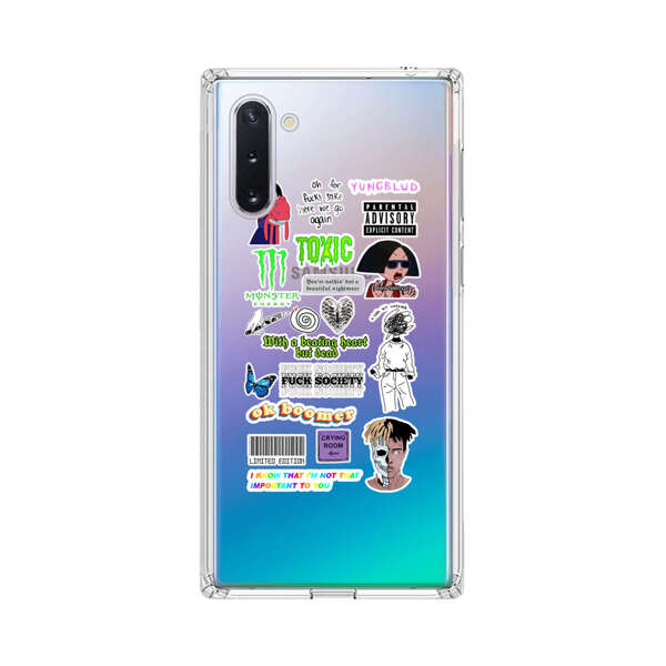 Sticker Collage Edgy Expressive Pop Culture Samsung Galaxy Note10 Case
