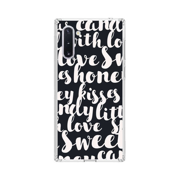 Sweet Honey Kisses Love Sugar Candy Pattern Samsung Galaxy Note10 Case