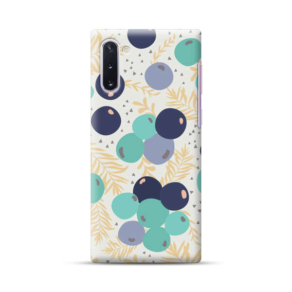 Abstract Berries Pattern Samsung Galaxy Note10 Hard Case