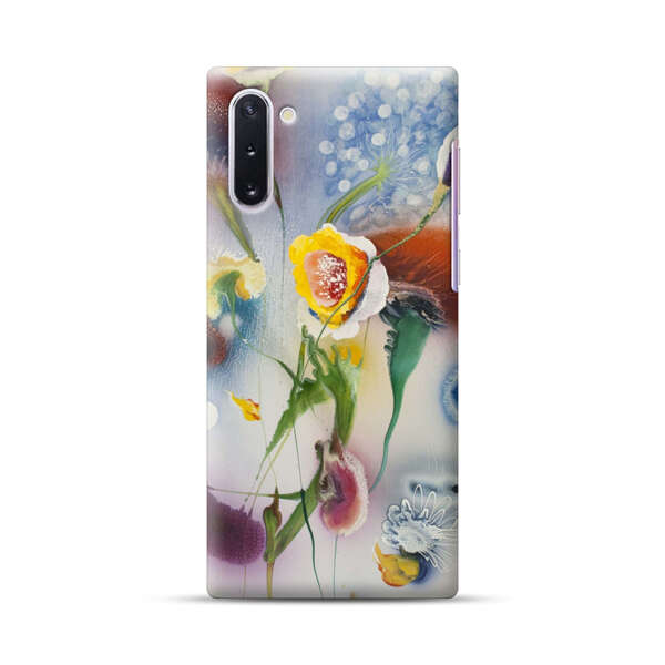Abstract Colorful Flowers Samsung Galaxy Note10 Hard Case
