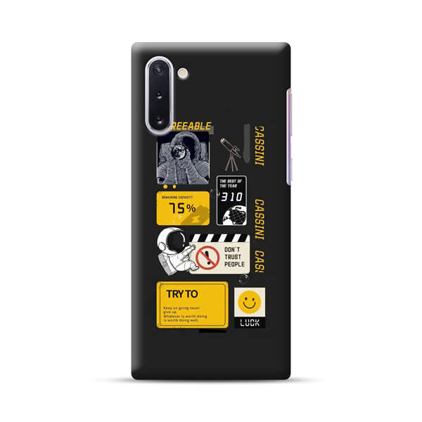Astronaut Space Exploration Motivation Design Samsung Galaxy Note10 Hard Case