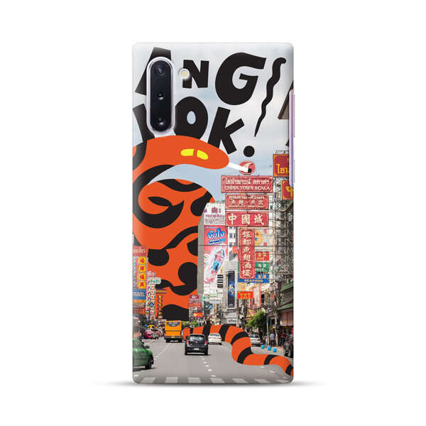 Bangkok Chinatown Snake Street Scene Samsung Galaxy Note10 Hard Case