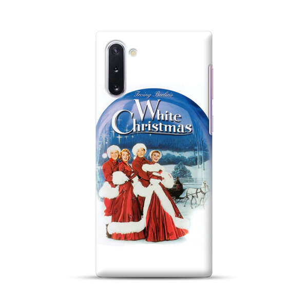 Classic White Christmas Scene Samsung Galaxy Note10 Hard Case