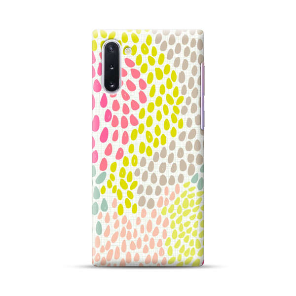 Colorful Abstract Teardrop Pattern Samsung Galaxy Note10 Hard Case