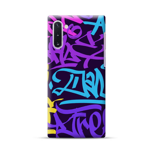 Colorful Graffiti Pattern Samsung Galaxy Note10 Hard Case