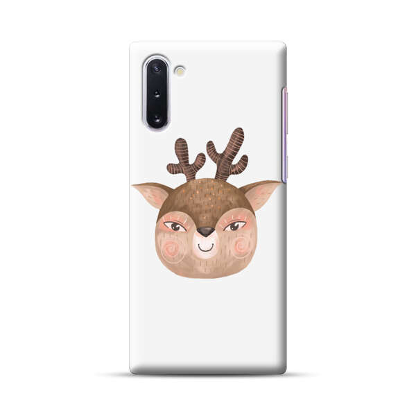 Cute Cartoon Deer Face Samsung Galaxy Note10 Hard Case