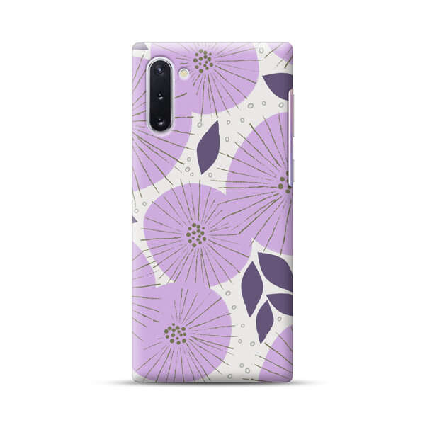 Lavender Flower Pattern Samsung Galaxy Note10 Hard Case