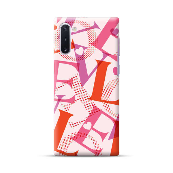 Love Colorful Letters Pattern Samsung Galaxy Note10 Hard Case