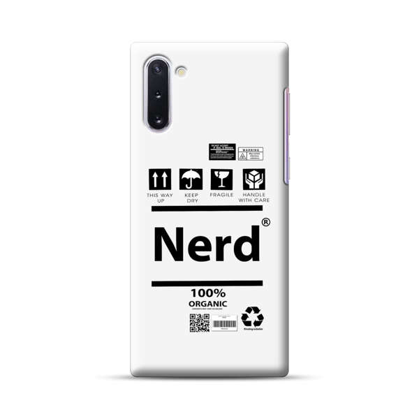 Minimalist Nerd Shipping Icons Design Samsung Galaxy Note10 Hard Case