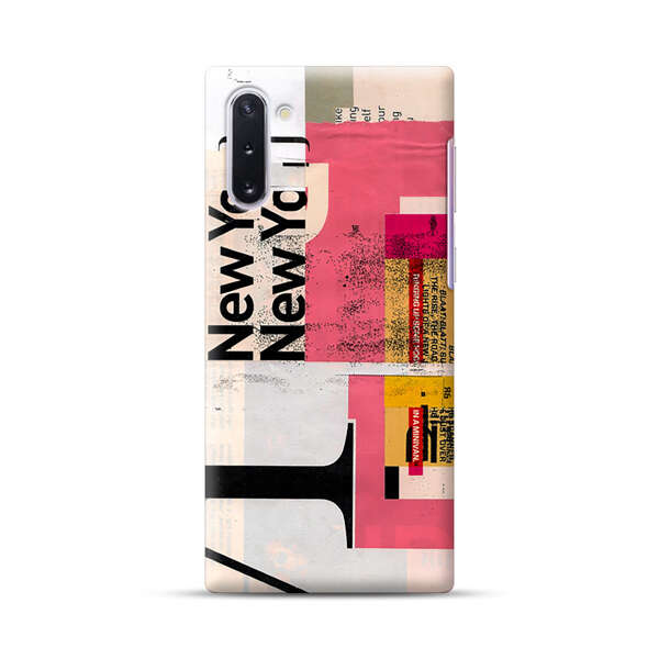 Modern Abstract Collage Artwork Samsung Galaxy Note10 Hard Case