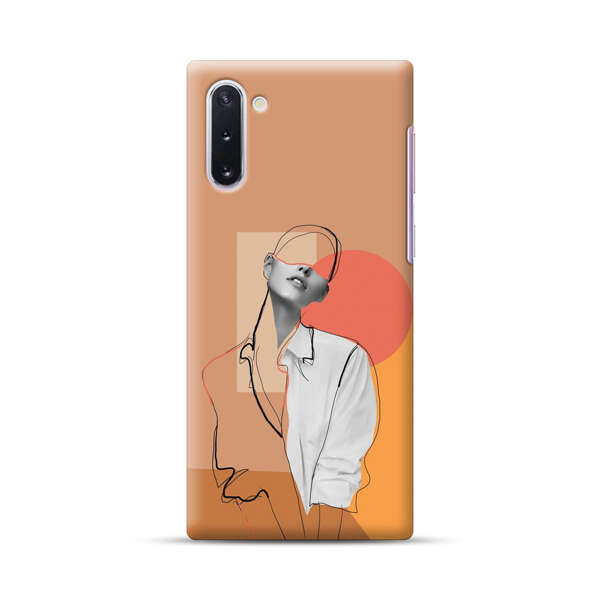 Stylish Abstract Portrait Art Samsung Galaxy Note10 Hard Case