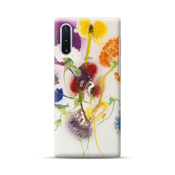 Vibrant Abstract Floral Artwork Samsung Galaxy Note10 Hard Case