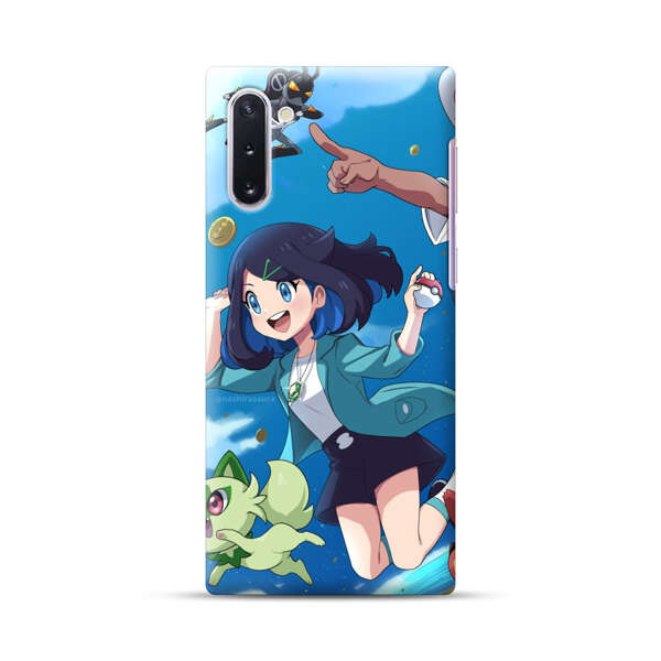 Vibrant Cartoon Characters Adventure Samsung Galaxy Note10 Hard Case