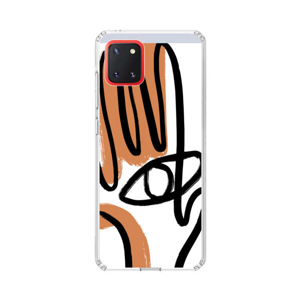 Abstract Minimalist Hand with Eye Samsung Galaxy Note10 Lite Case