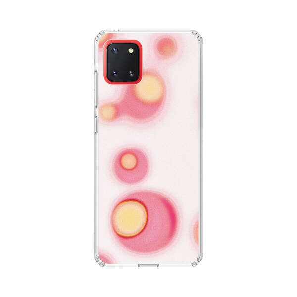 Abstract Pink and Yellow Blobs Samsung Galaxy Note10 Lite Case