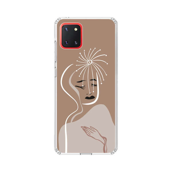 Artistic Abstract Portrait with Serene Face Samsung Galaxy Note10 Lite Case